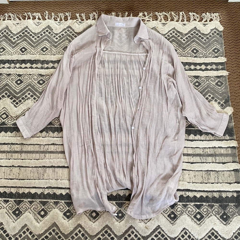 Long button up